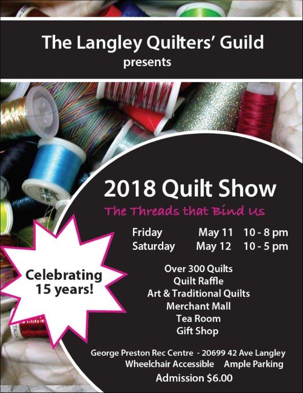 maple garden quilting quilt raffle flyer