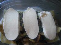  LASAÑA DE ESPINACAS Y CHAMPIÑONES 