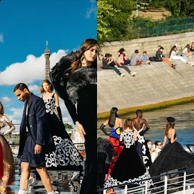 Balmain Couture Fall 2020 or Balmain sur Seine by RUNWAY MAGAZINE