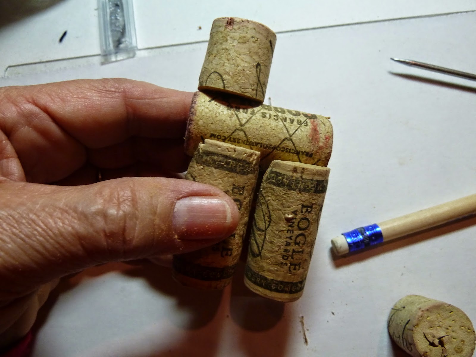 Make it easy crafts Wine cork horse ornament