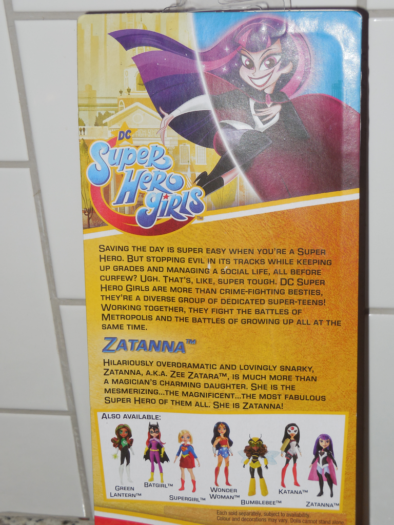 dc superhero girls zatanna doll