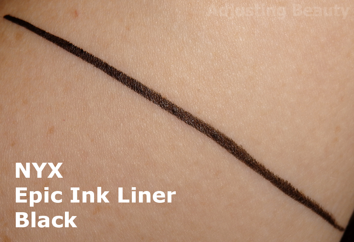 Robe lyd Våd Review: NYX Epic Ink Liner - Black - Adjusting Beauty