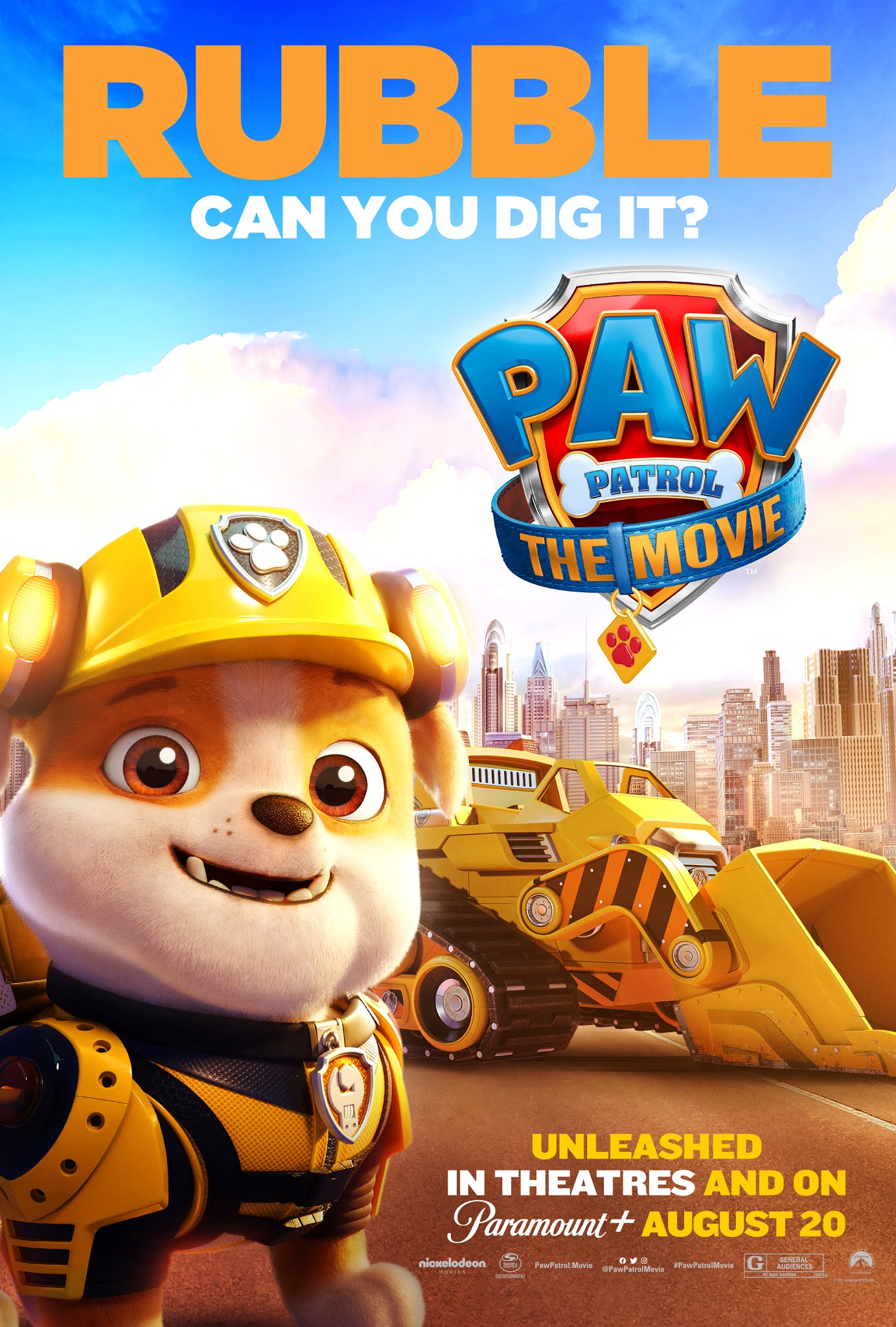 NickALive!: New &#039;PAW Patrol: The Movie&#039; Character Posters Feature Jimmy