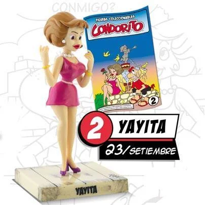 colección condorito y sus amigos, figura de yayita