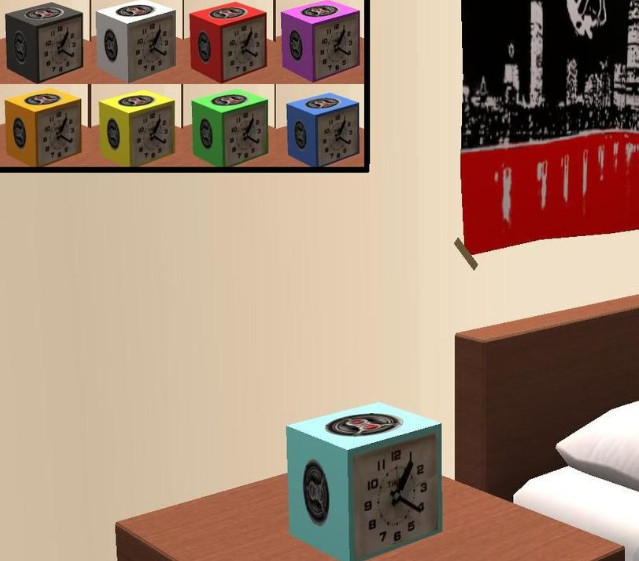 TheNinthWaveSims The Sims 2 Timex Alarm Clock with 8 Recolors