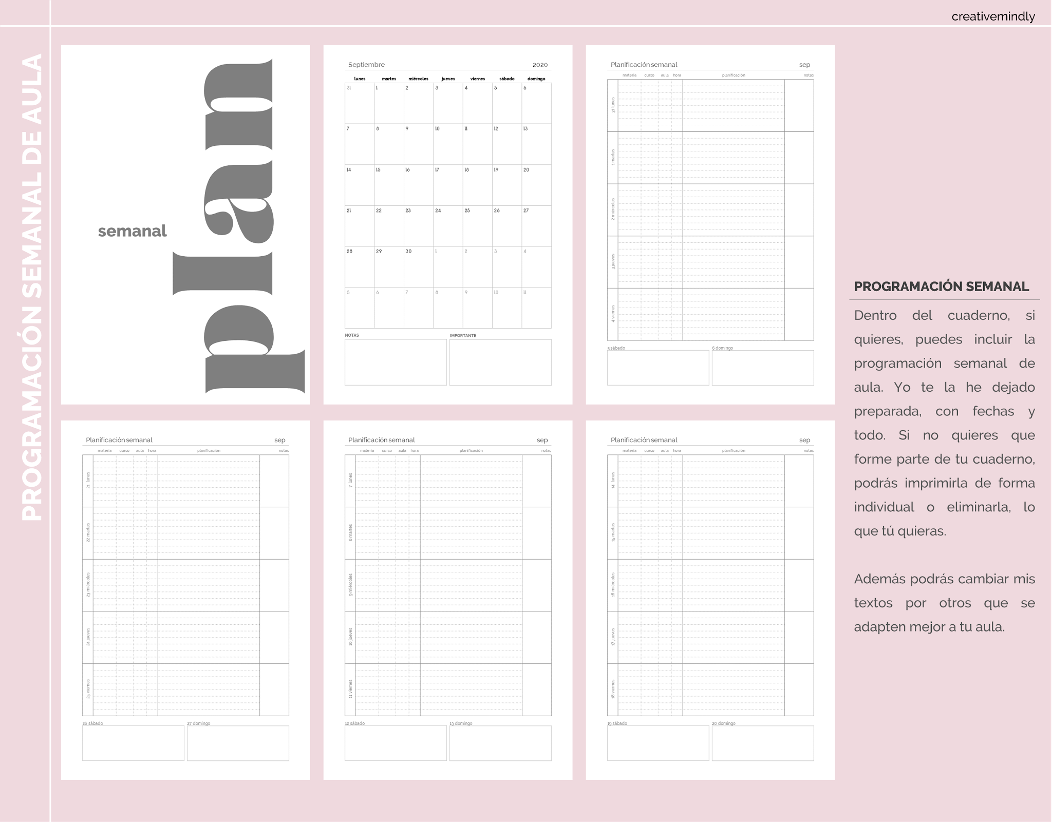 Agenda Escolar 2022-2023 PDF para imprimir en A5 Bullet Journal para  estudiantes [ Descargar GRATIS] 