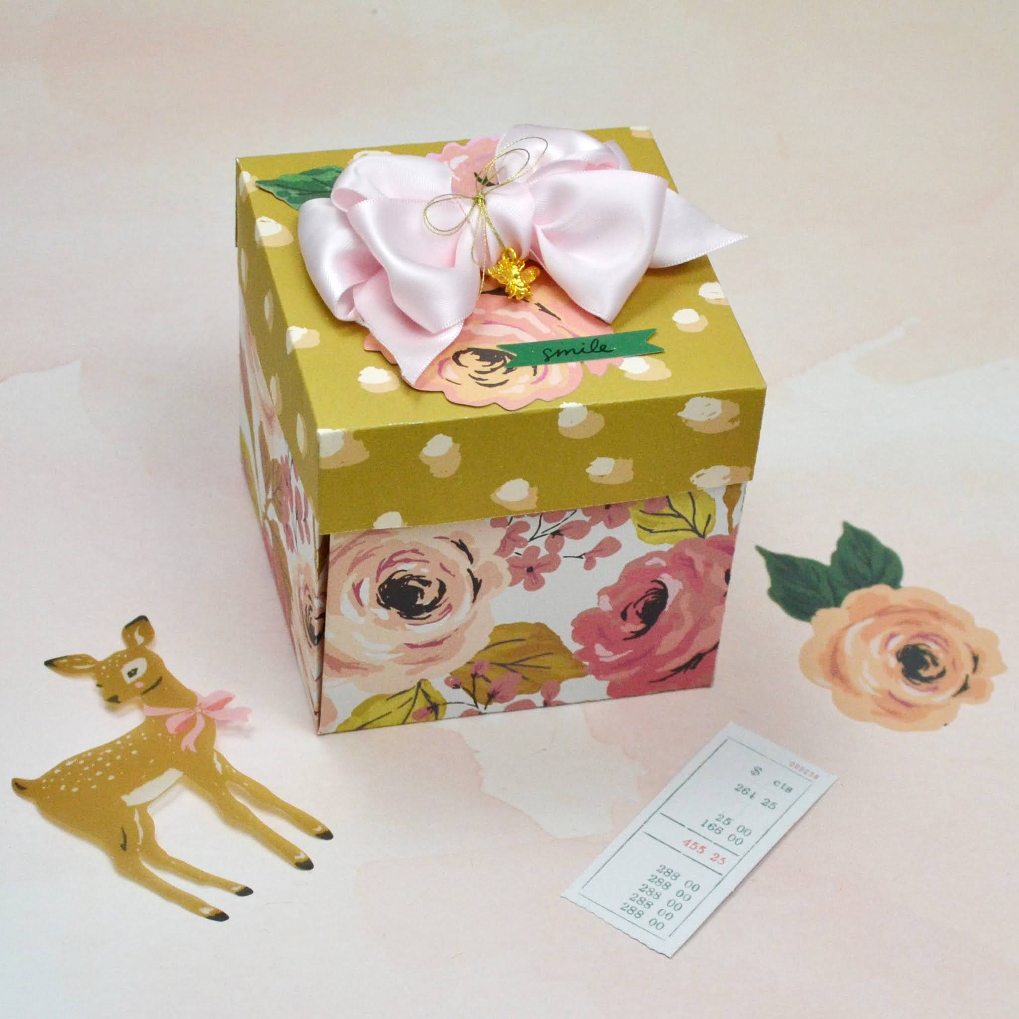 Aly Dosdall how to make an explosion box with the we r memory keepers