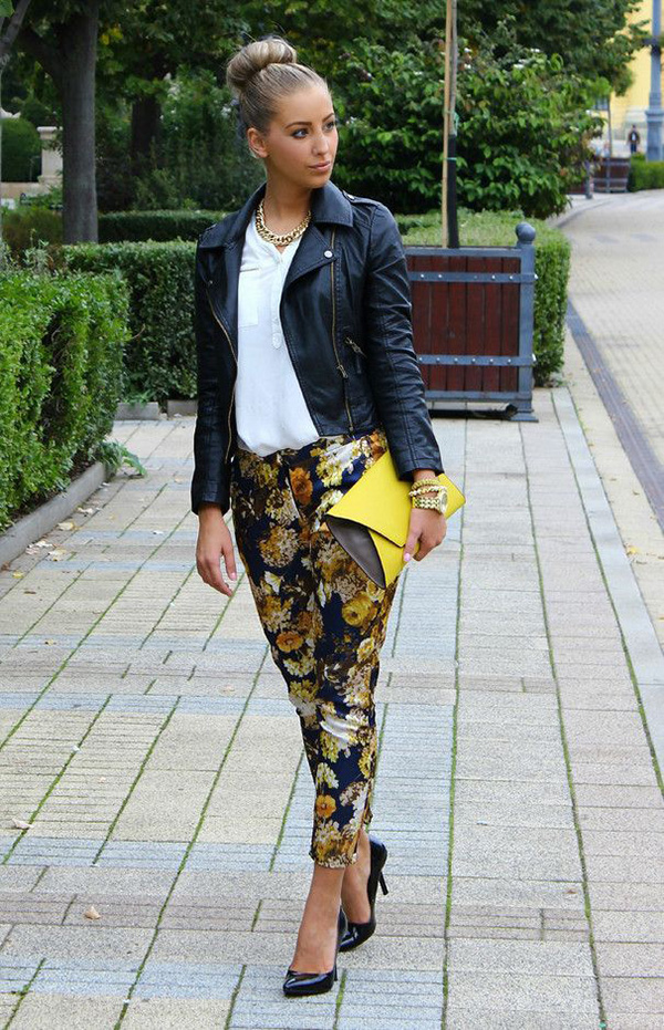 How to Wear Printed Pants! Miss Rich