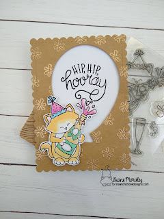 IPC 100 a card by Diane Morales| Newton's New Year Stamp Set by Newton's Nook Designs