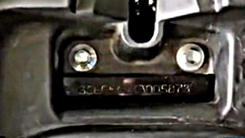 Letak Nomor Rangka dan Nomor Mesin Mio Soul Satupiston