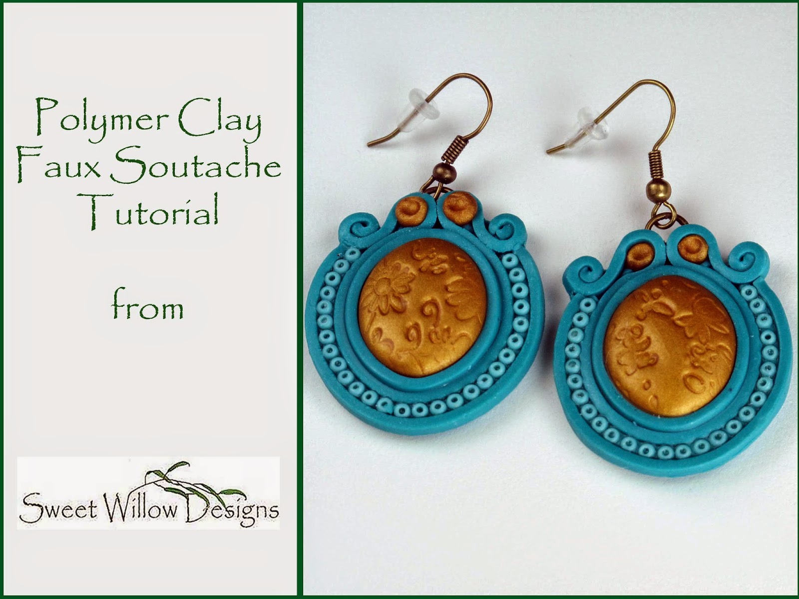 How to Make: 5 Faux Turquoise & Gold Jewelry Designs with Sculpey Premo  Polymer Clay  How to Tutorial! We are creating 5 different Faux Turquoise  Jewelry Designs with Sculpey Premo Polymer