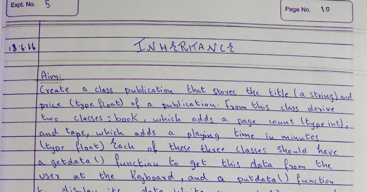 Computer Record(Class 12)