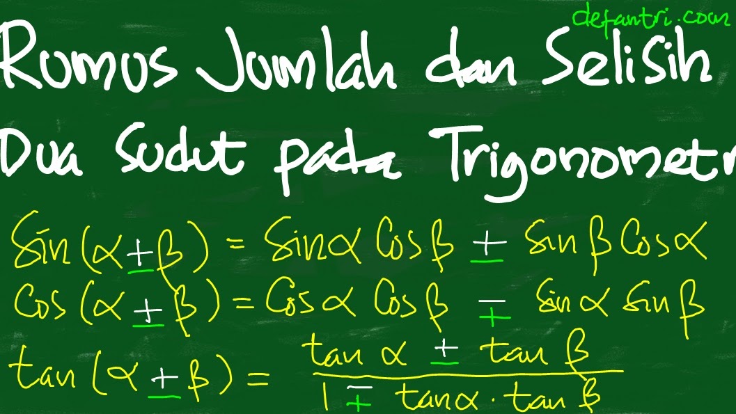 Soal Un Rumus Jumlah Dan Selisih Dua Sudut Guru Paud Soal Un Rumus Jumlah Dan Selisih Dua Sudut Guru Paud