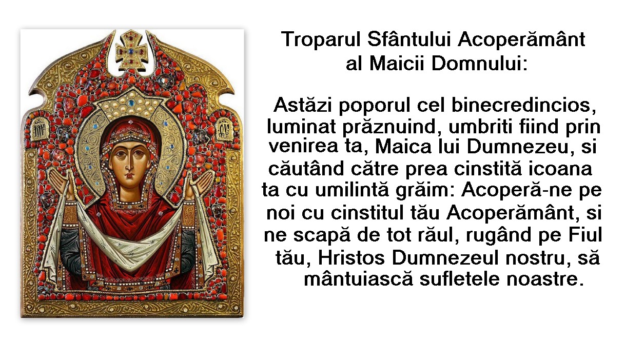 Rugaciunea Nascatoare De Dumnezeu Fecioara BISERICA - CASA LUI DUMNEZEU: Acoperamantul Maicii Domnului