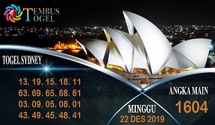 Prediksi Togel Angka Sidney Minggu 22 Desember 2019