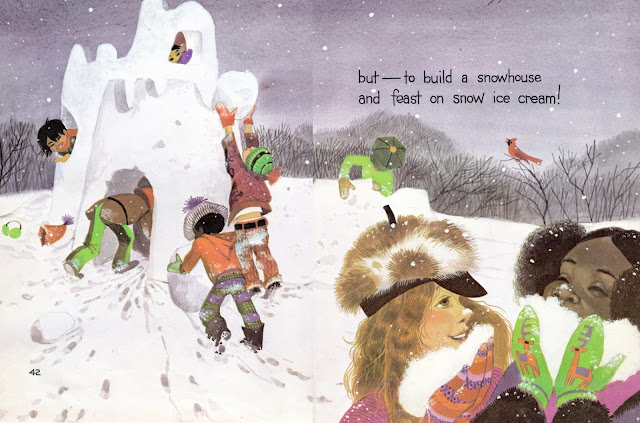 "Now That Days Are Colder"  by Aileen Fisher, Designed & Illustrated by Gordon Laite, Lettering by Paul Taylor (1973)