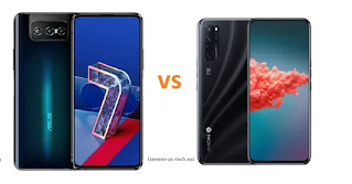 Zenfone 7 vs ZTE Axon 20 5G specs comparison