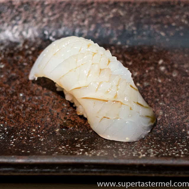 Sushi Sho aori ika cuttlefish sushi
