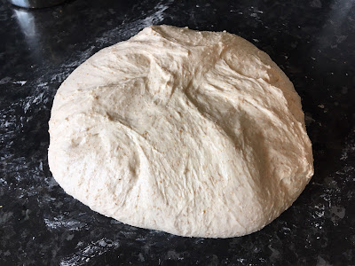 A slightly better shaped lump of dough