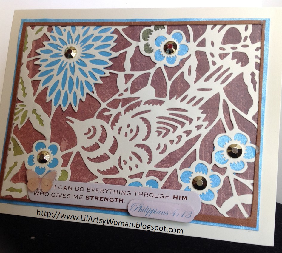 Lil Artsy Woman "Using Sizzix Paper Cut Bird Die"