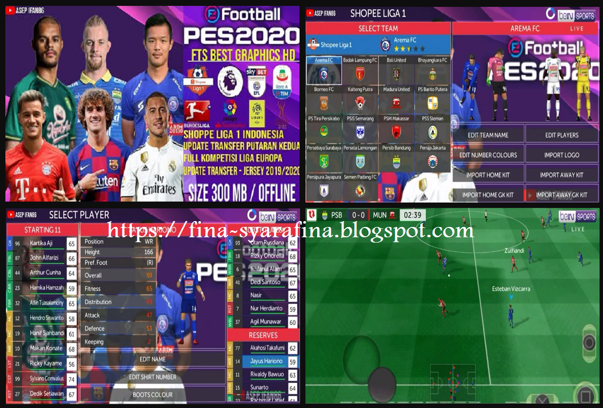 Download FTS 2020 Mod APK E Football Full Transfer Update DATA OBB Download FTS 2020 Mod APK E Football Full Transfer Update DATA OBB