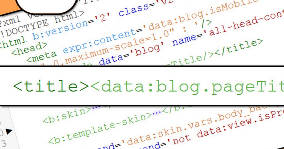 La balise TITLE sur Blogger