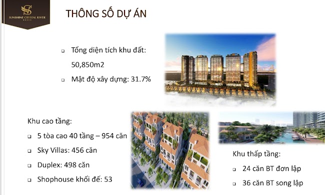 Chính sách giá bán tiến độ dự án Sunshine Crystal River Capital Ciputra Hà Nội