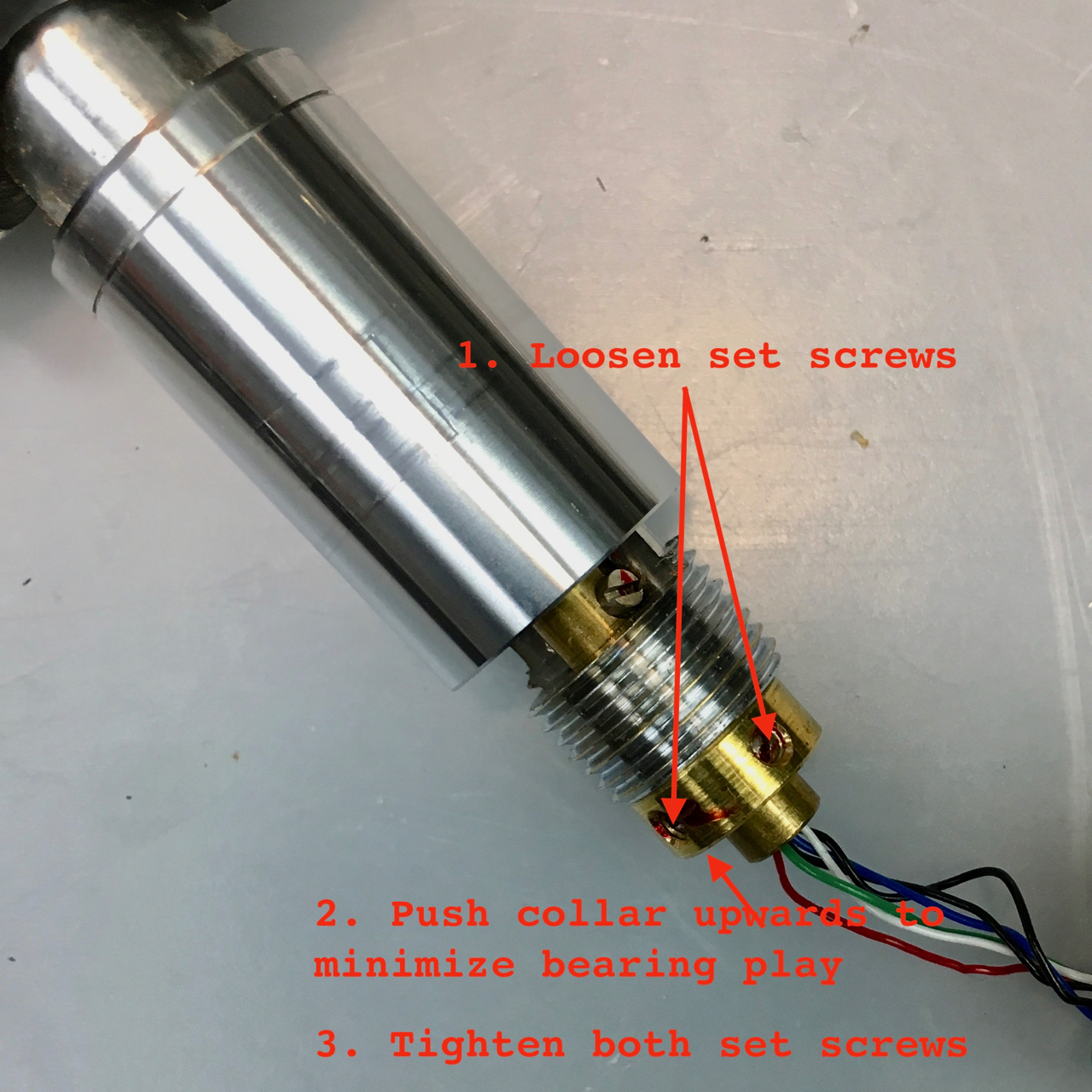 JE Labs Syntec S220 Tonearm bearing adjustment