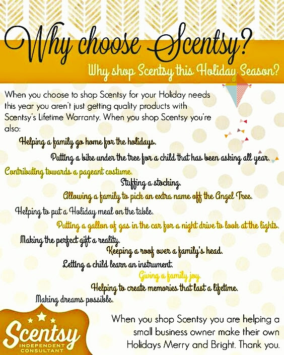 For The Love Of Scentsy! Why Choose Scentsy?
