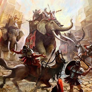 Purushothama personally took 40 elephants with him and led the attack. As Purushothama was more than 7 feet tall and his chest is double that of a normal soldier, 