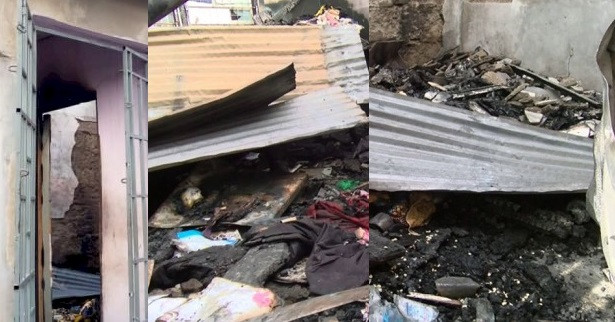 11-year-old boy burnt to death as his stepfather sets house ablaze (photos)