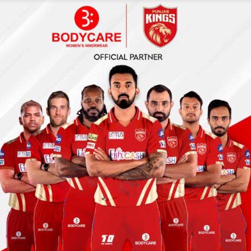 Bodycare Creations - Official Partner of Punjab Kings