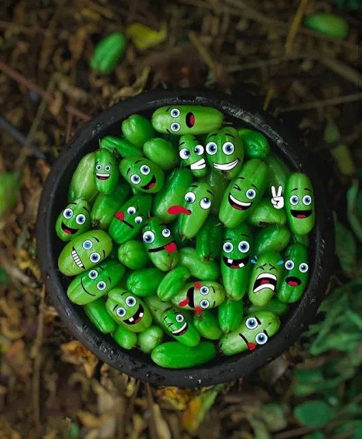 green fruit emojis