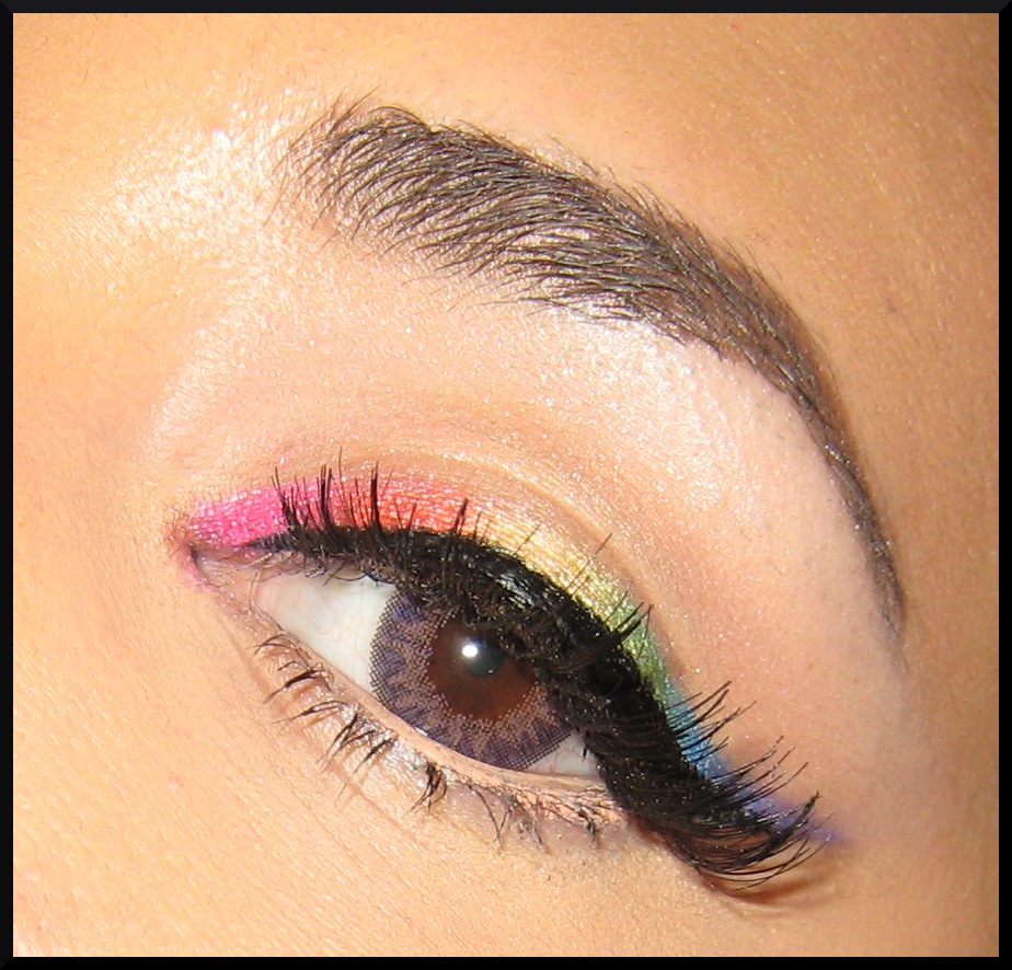 Rainbow eyes! - Ojos de Arcoiris! - Dreams, Colors and Glitter