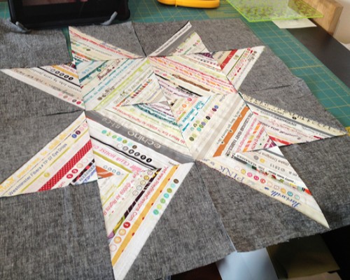 Selvage Star Quilt - Tutorial