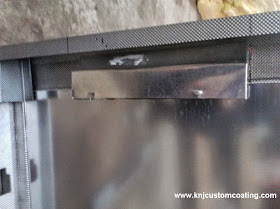 powder coating oven convection duct