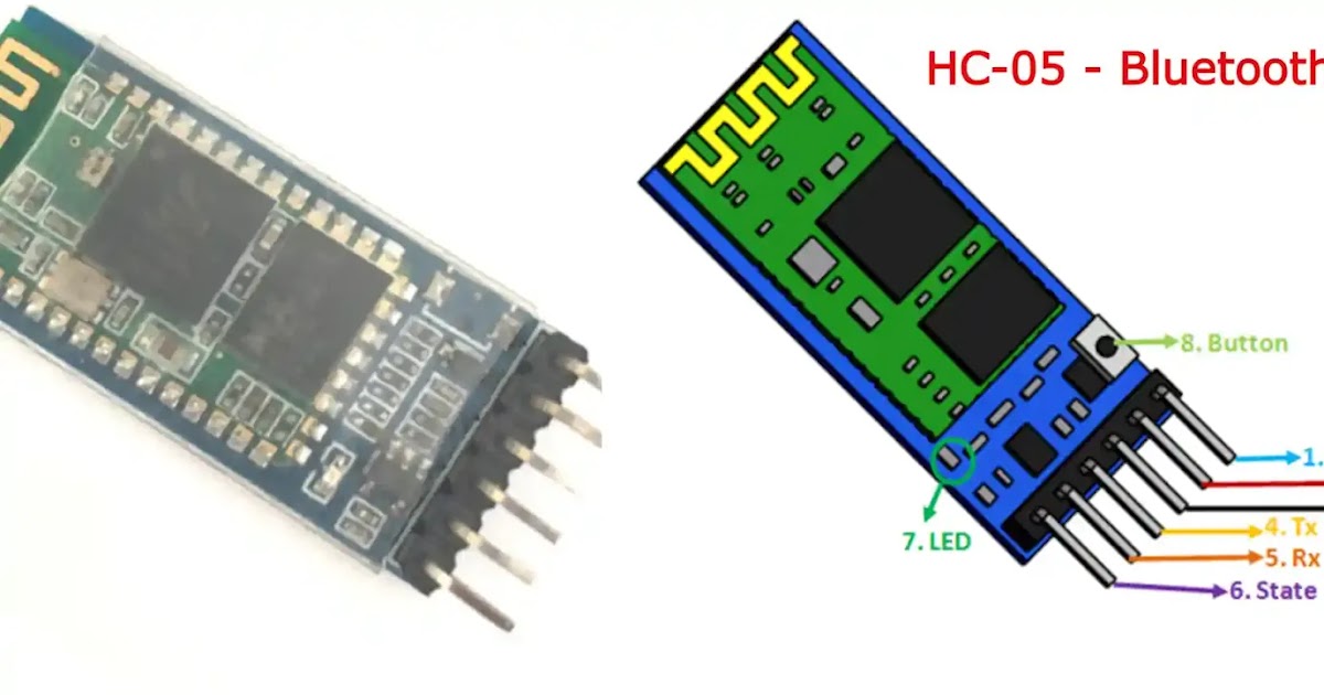 HC 05 Bluetooth Module pin out