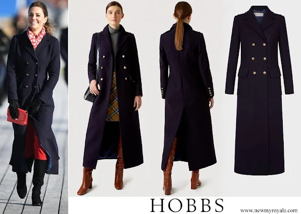 Kate Middleton in Hobbs London Bianca coat