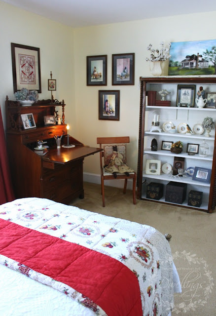 Colonial Farmhouse Style Guest Room