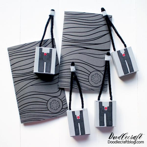 Make Mandalorian inspired party favors, gifts or things just for you in this fun tutorial. Make some Beskar steel notebooks and tracking fob goody boxes filled with candy.