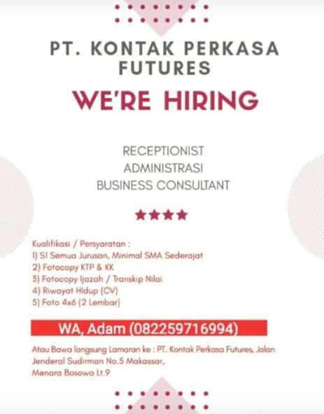 Lowongan Kerja PT. KONTAK PERKASA Makassar - Bursa Lowongan Kerja Cpns