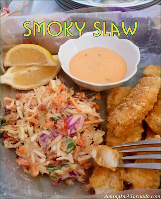 Smoky Slaw compliments any meal, a versatile side dish with lunch or dinner. | Recipe developed by www.BakingInATornado.com | #reicpe 