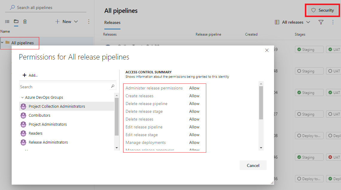 Azure DevOps Authorisation