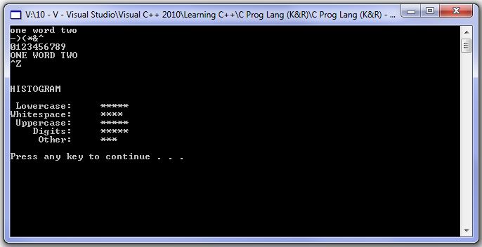 Lessons In Coding: The C Programming Language (K&R) 01x0E—Histogram of