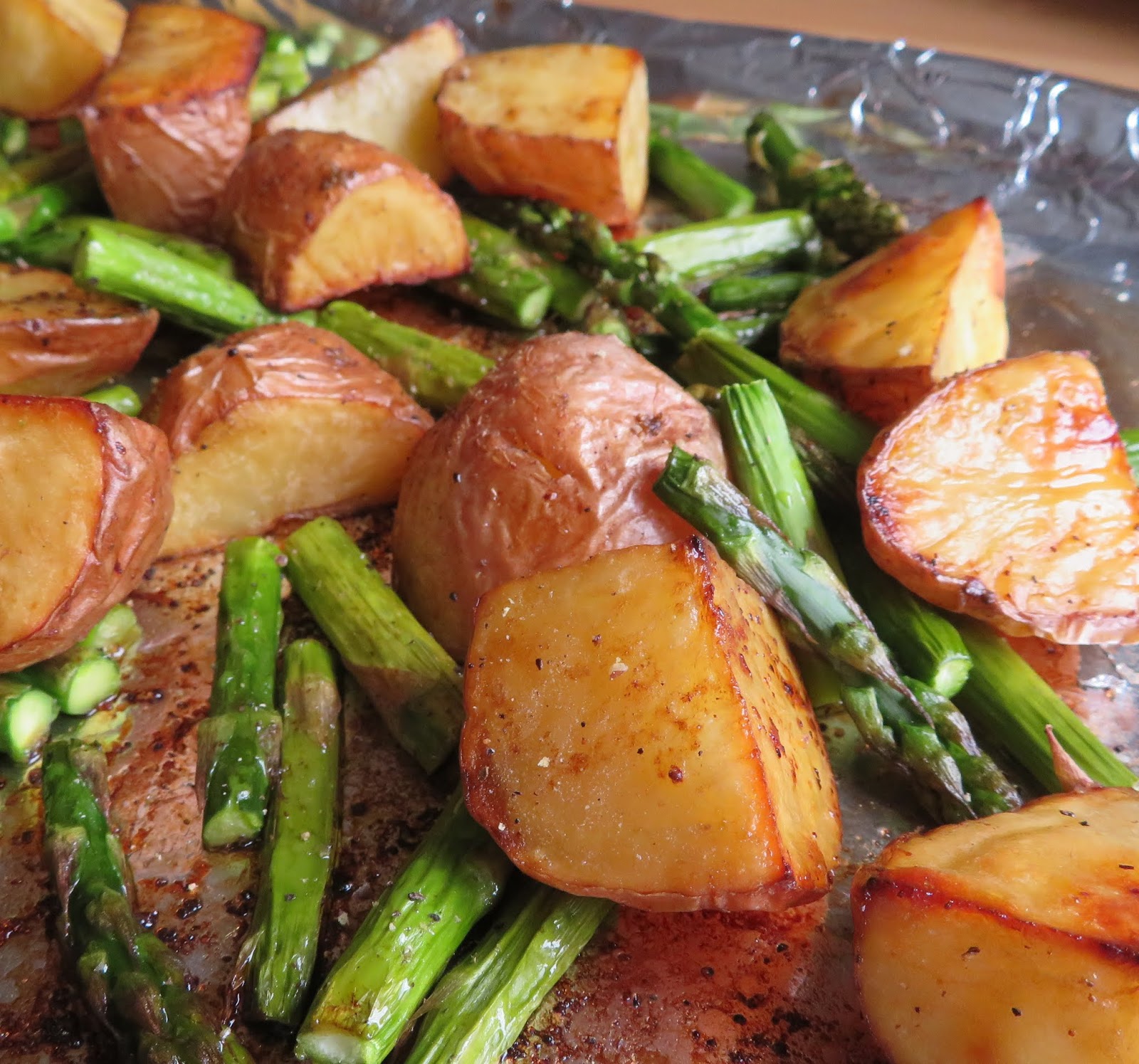 Balsamic Roasted New Potatoes & Asparagus The English Kitchen