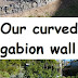 Our curved gabion wall
