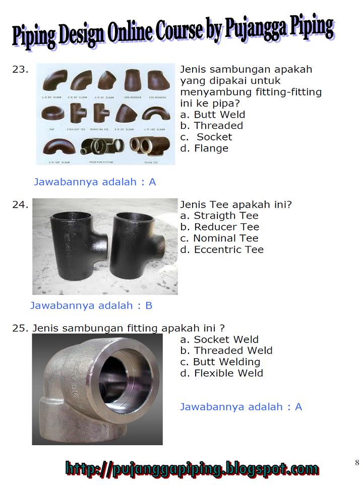 PUJANGGA ENGINEERING OIL & GAS QUESTION & ANSWER PIPE & FITTING