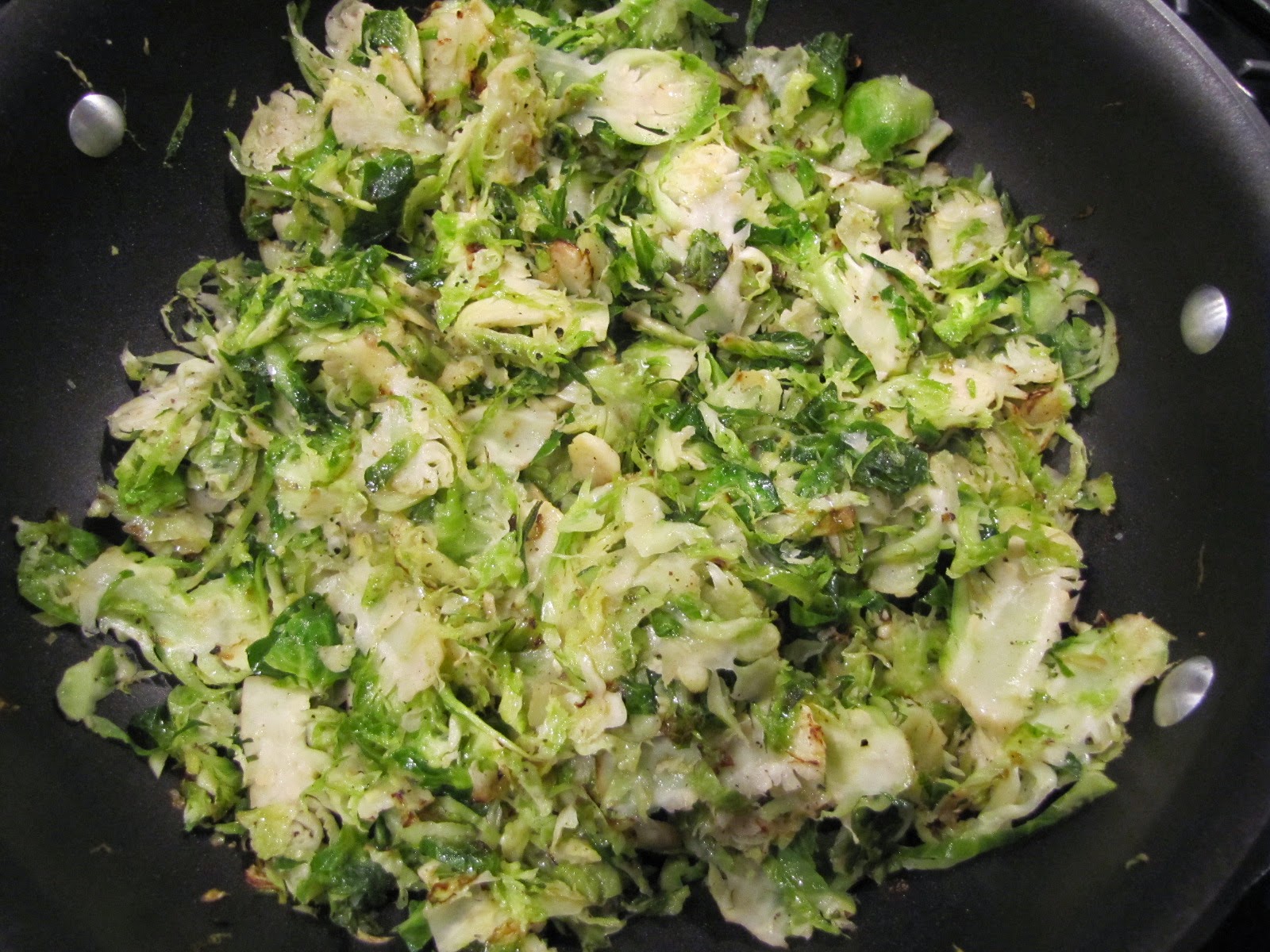 Katie Cooks Dinner BRUSSELS SPROUTS AND PESTO PASTA VIA SIRIOUSLY