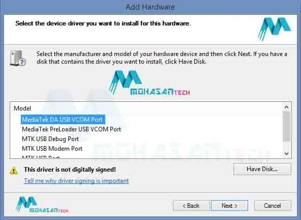 تحميل تعريف Mediatek MT65xx Preloader لنظام التشغيل Windows (x32 & x64 bit) مجانًا
