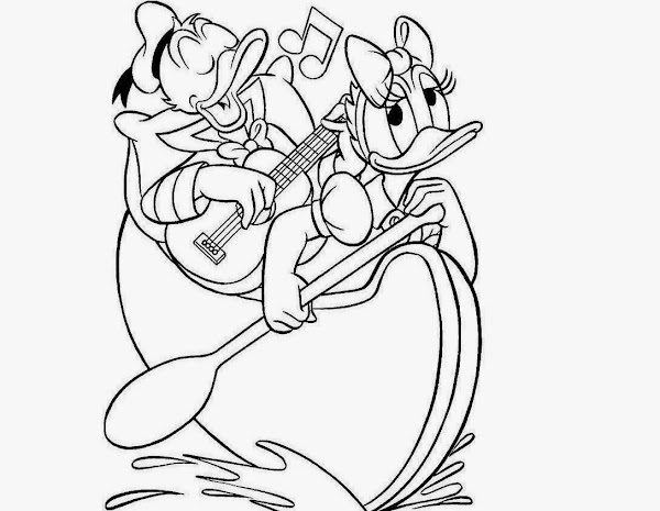 daisy duck bow coloring pages - photo #12